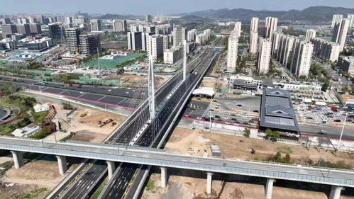 南京江宁文靖路高架桥竣工通车 系市政行业首座转体施工桥梁